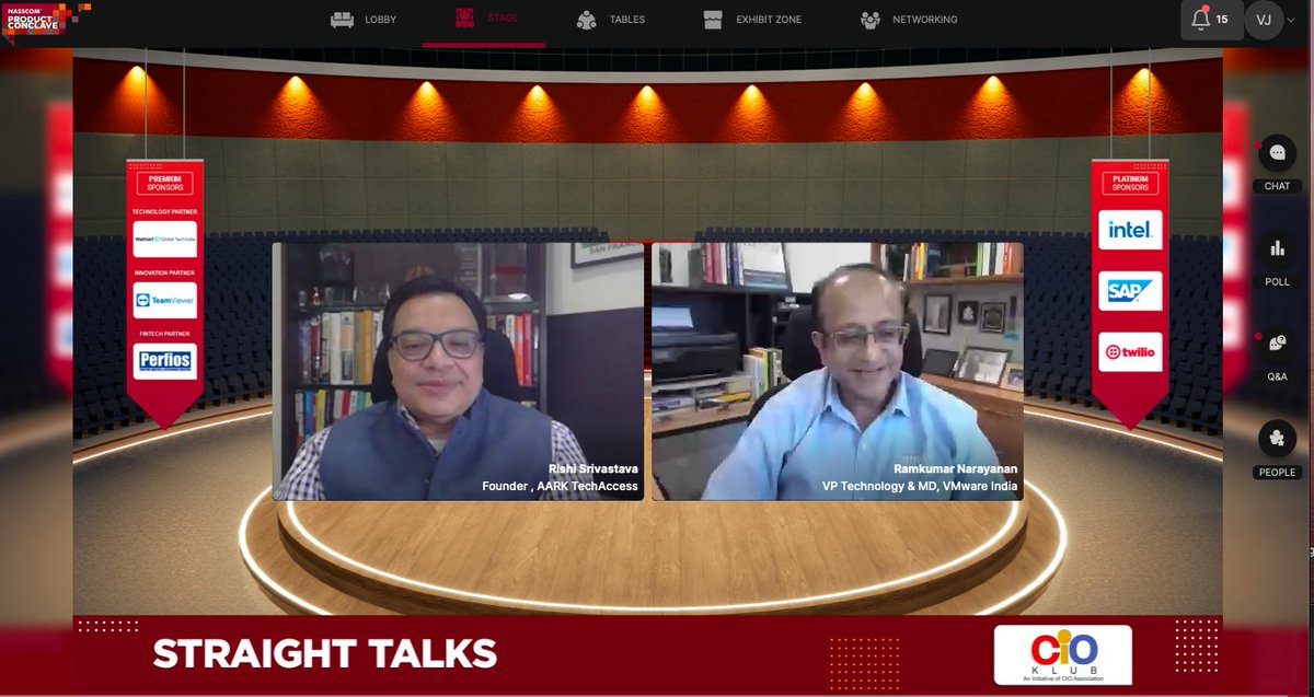 nasscom deeptech (@nasscomdeeptech) on Twitter photo In the Digital Decade Straight Talks, we will be joined by <a href="/_RishSrivastava/">Rishi Srivastava</a>, <a href="/dilipkhandelwa/">Dilip Khandelwal</a>, Ashish Vikram, <a href="/harivasudev/">Hari Vasudev</a>, Dr Satish Rath, <a href="/j_bindra/">Jaspreet Bindra The Tech Whisperer</a>, <a href="/NitinJkrish/">Nitin Jayakrishnan</a> & <a href="/NamritaMahindro/">Namrita Mahindro</a>
Tune in now- bit.ly/38zkj1X
#NPC2021 #IndiaProductified In the Digital Decade Straight Talks, we will be joined by <a href="/_RishSrivastava/">Rishi Srivastava</a>, <a href="/dilipkhandelwa/">Dilip Khandelwal</a>, Ashish Vikram, <a href="/harivasudev/">Hari Vasudev</a>, Dr Satish Rath, <a href="/j_bindra/">Jaspreet Bindra The Tech Whisperer</a>, <a href="/NitinJkrish/">Nitin Jayakrishnan</a> & <a href="/NamritaMahindro/">Namrita Mahindro</a>
Tune in now- bit.ly/38zkj1X
#NPC2021 #IndiaProductified