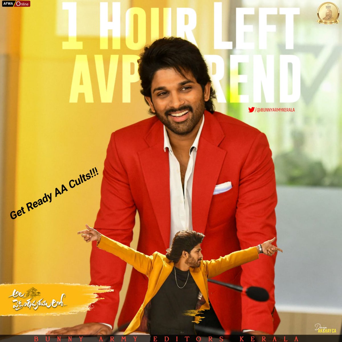 MylapalliBunny's tweet photo. Trend ki ready haa andharu 😎

#AVPLTrendDay 
#Pushpa @alluarjun https://t.co/vBRvKUdfyl