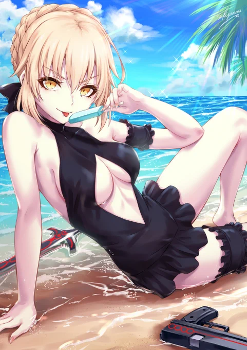 #くそ寒いので水着絵を貼る
めっちゃ寒い☃ 