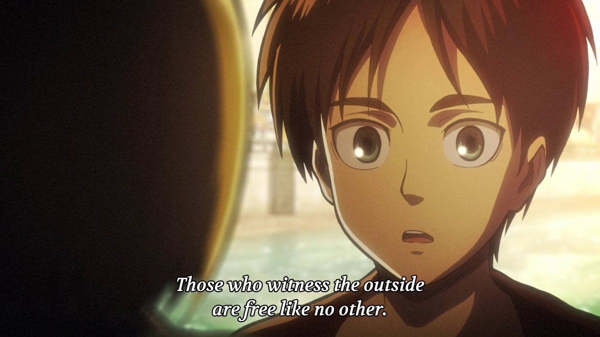 Both Eren and Reiner not only faced the cruelty of oppression, but they also had the desire to help others. Even more importantly, they had selfish desires that kept them moving forward into hell."I was right... I'm the same as you."
