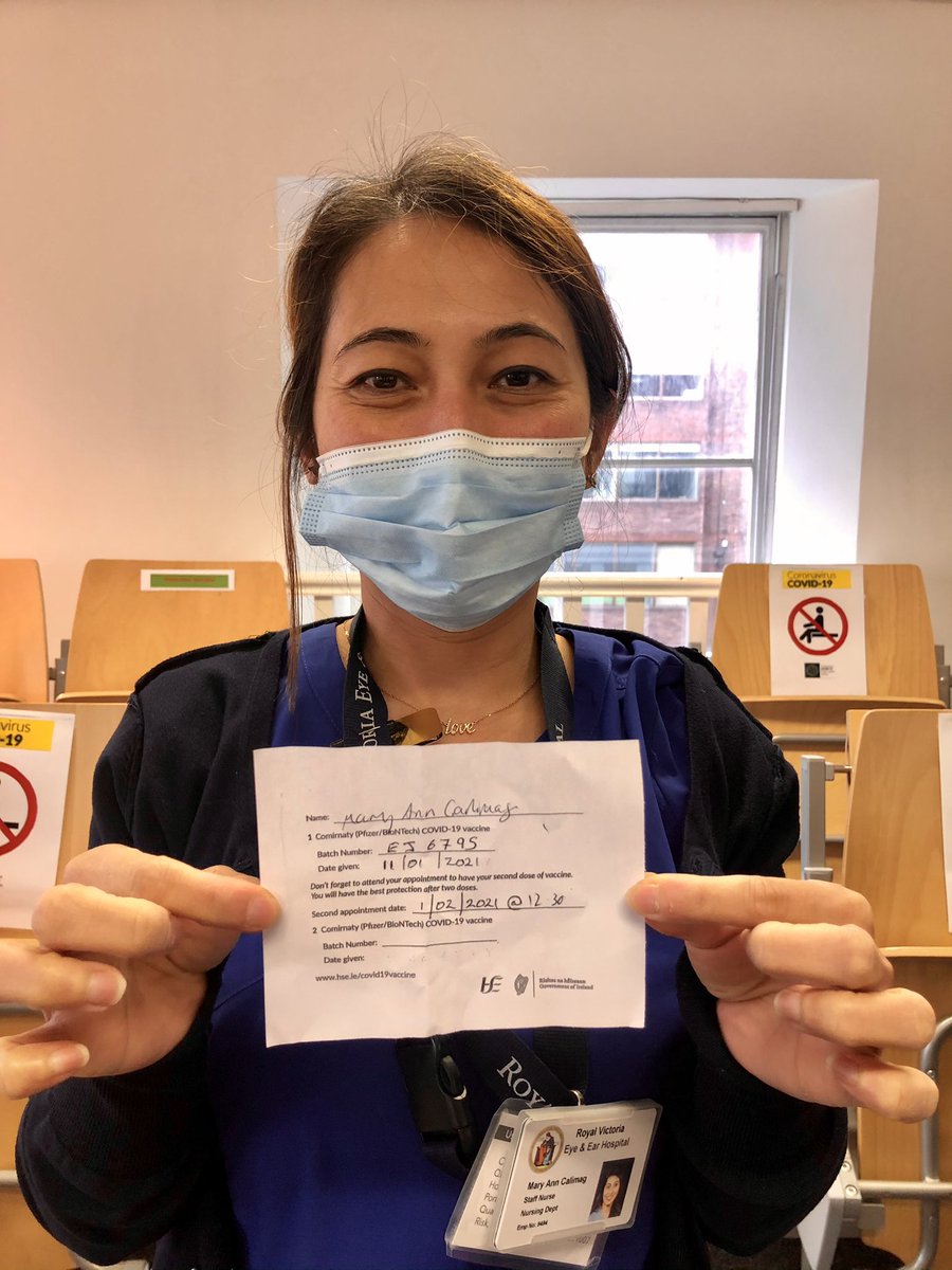 Roger McMorrow (@rogermcmorrow) on Twitter photo I spent today drawing up our last few vials of the #PfizerVaccine
With all <a href="/_TheNMH/">The National Maternity Hospital</a> staff now vaccinated, we gave our remaining doses to our colleagues from the Eye&Ear, Dental Hospital & local GP’s
<a href="/EyeandEarHosp/">Eye and Ear Hospital</a> <a href="/DDUH12/">Dublin Dental University Hospital</a>
<a href="/HSELive/">HSE Ireland</a> <a href="/paulreiddublin/">Paul Reid</a> <a href="/muirtheimhne/">Brian MacCraith</a> <a href="/PGallagherIEHG/">Paul Gallagher</a> I spent today drawing up our last few vials of the #PfizerVaccine
With all <a href="/_TheNMH/">The National Maternity Hospital</a> staff now vaccinated, we gave our remaining doses to our colleagues from the Eye&Ear, Dental Hospital & local GP’s
<a href="/EyeandEarHosp/">Eye and Ear Hospital</a> <a href="/DDUH12/">Dublin Dental University Hospital</a>
<a href="/HSELive/">HSE Ireland</a> <a href="/paulreiddublin/">Paul Reid</a> <a href="/muirtheimhne/">Brian MacCraith</a> <a href="/PGallagherIEHG/">Paul Gallagher</a>
