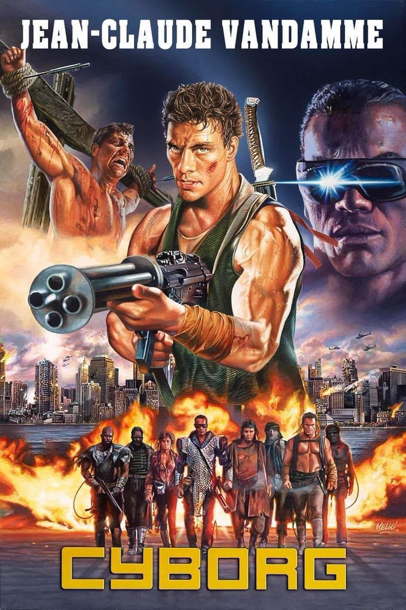 🚨NEW EPISODE🚨The MacGuffin Guild joins a martial artist as he hunts a killer in the plague-infested urban dump of the future... in Cyborg.

The 1989 Action, Sci-Fi, Thriller was Directed by #AlbertPyun & Stars #JeanClaudeVanDamme #VincentKlyn #DeborahRichter and #DayleHaddon