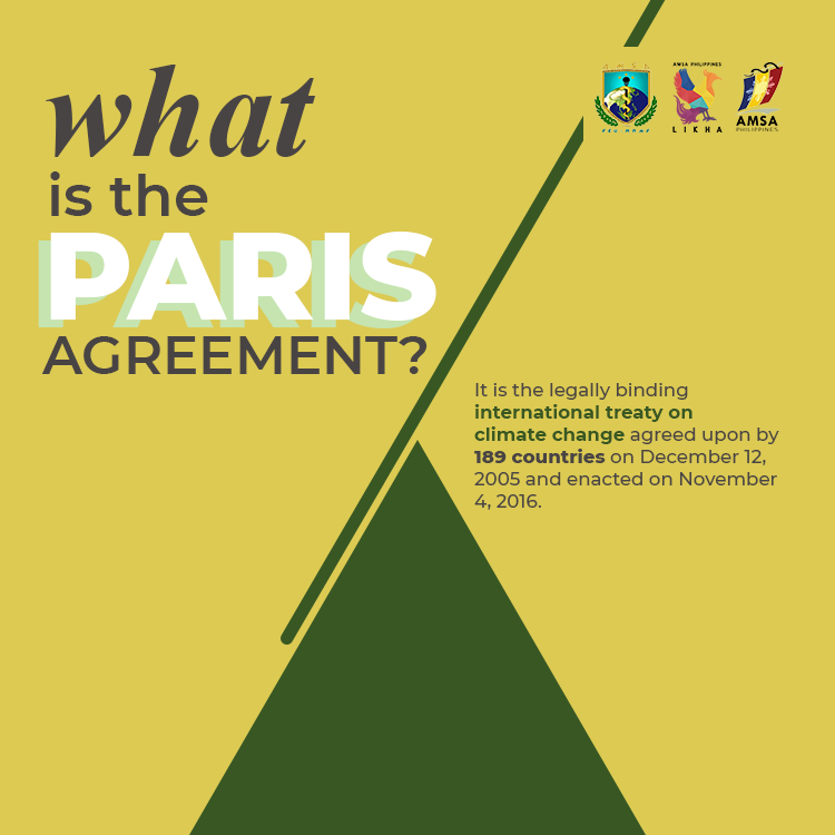 amsaphil's tweet photo. Aside from what the government is doing to fight climate change, it is important to ask, what are the efforts done by different countries to prevent climate change?

Paris Agreement? Sounds familiar, right?
Find more about it in this post!

#DemandAccountabilityNow
#GrowTogether https://t.co/7D2rzPHUEg