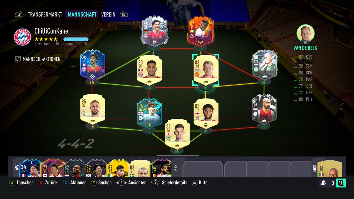 joreeezoo's tweet photo. #SheeshTeam Hey Yaya! Das ist mein Team habe 150k und alles untrade außer Tolisso und Van De Beek, Bank ist auch Untrade. Danke im Voraus. https://t.co/kJtbeizyzq