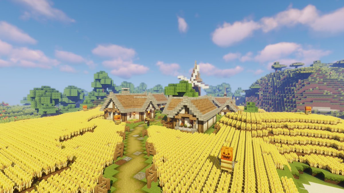 キヤ 小さな農村を作ってみた スポーン停止装置があるからと屋外の湧き潰しは一切してない手抜きだけど Minecraft マインクラフト T Co Hb6juvmnrx Twitter