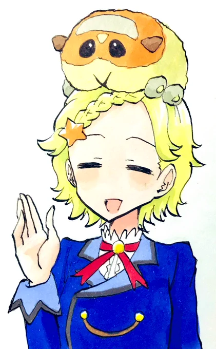 これはモルカーとおつか〜のファンアートです 