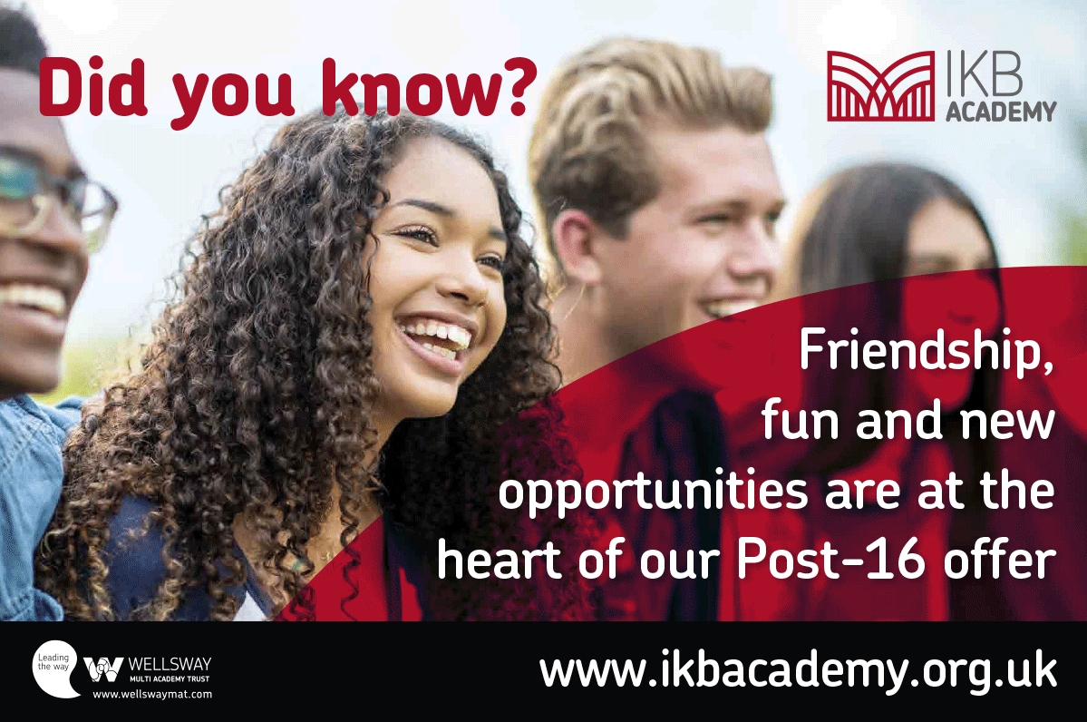 Friendship is an important part of enjoying sixth form.  Find out more about what it is like to study at IKB and all the opportunities we offer here bit.ly/3hYL2Ig   Apply today!  #sixthform