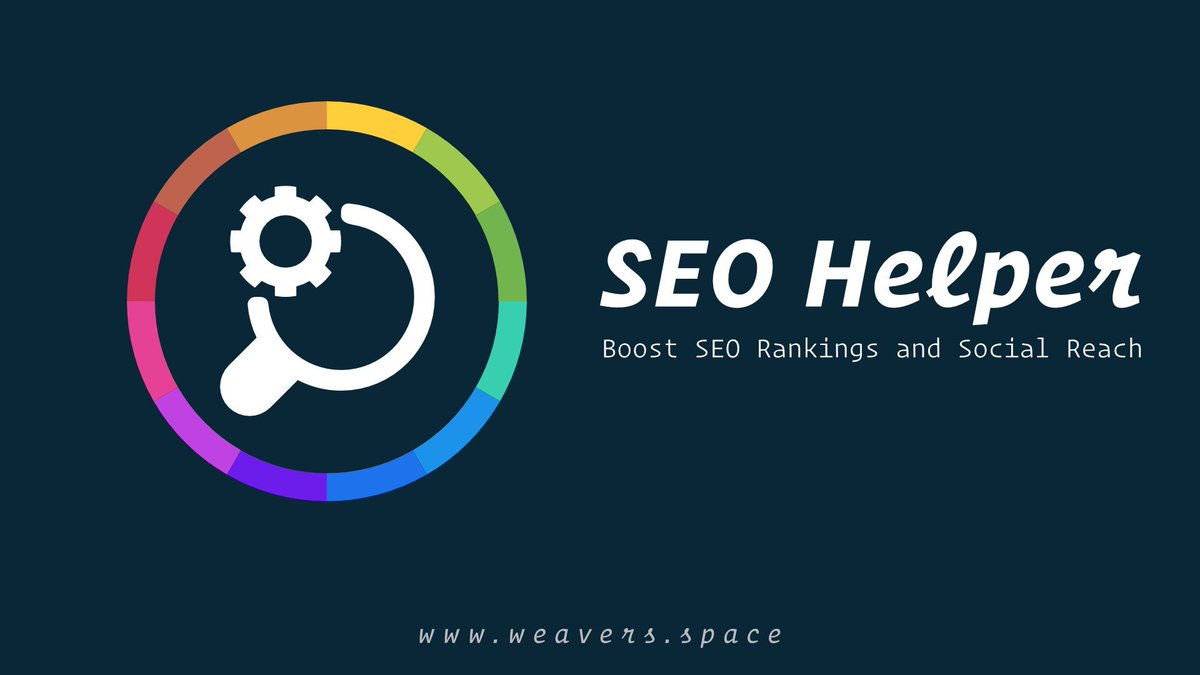 weaversspace's tweet photo. SEO Helper v2.5.1 update https://t.co/qxEHy8OzQt https://t.co/IHJv82ndGp