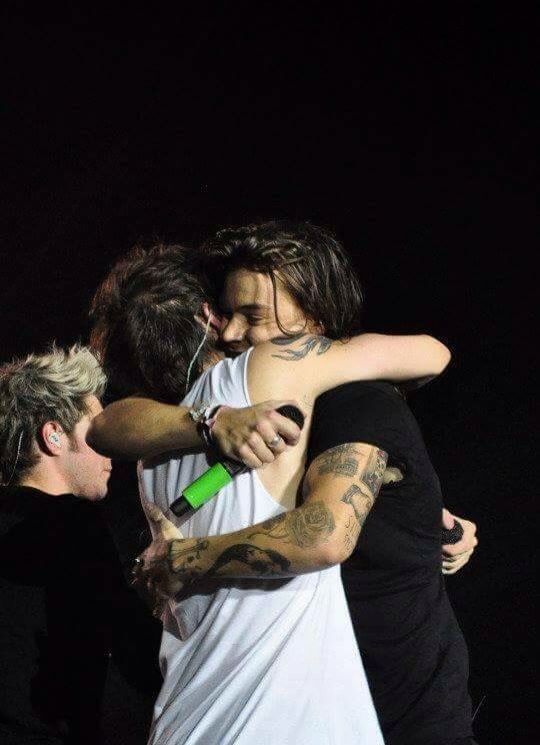 32. It's obvious they enjoyed the hug