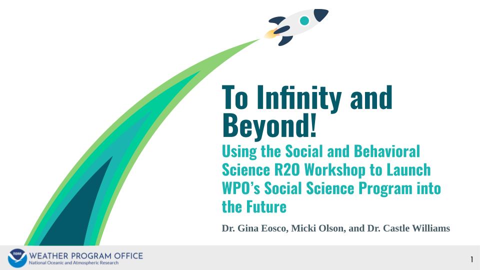STARTING NOW: Listen live to our #AMS2021 Lightning Talk on the Social and Behavioral Science (SBS) Research to Operations (R2O) Workshop! Join through the <a href="/ametsoc/">American Meteorological Society</a> platform + listen to our live recap + Q&amp;A. Bring your Qs, comments, + feedback. We want to hear from you! [1/9]