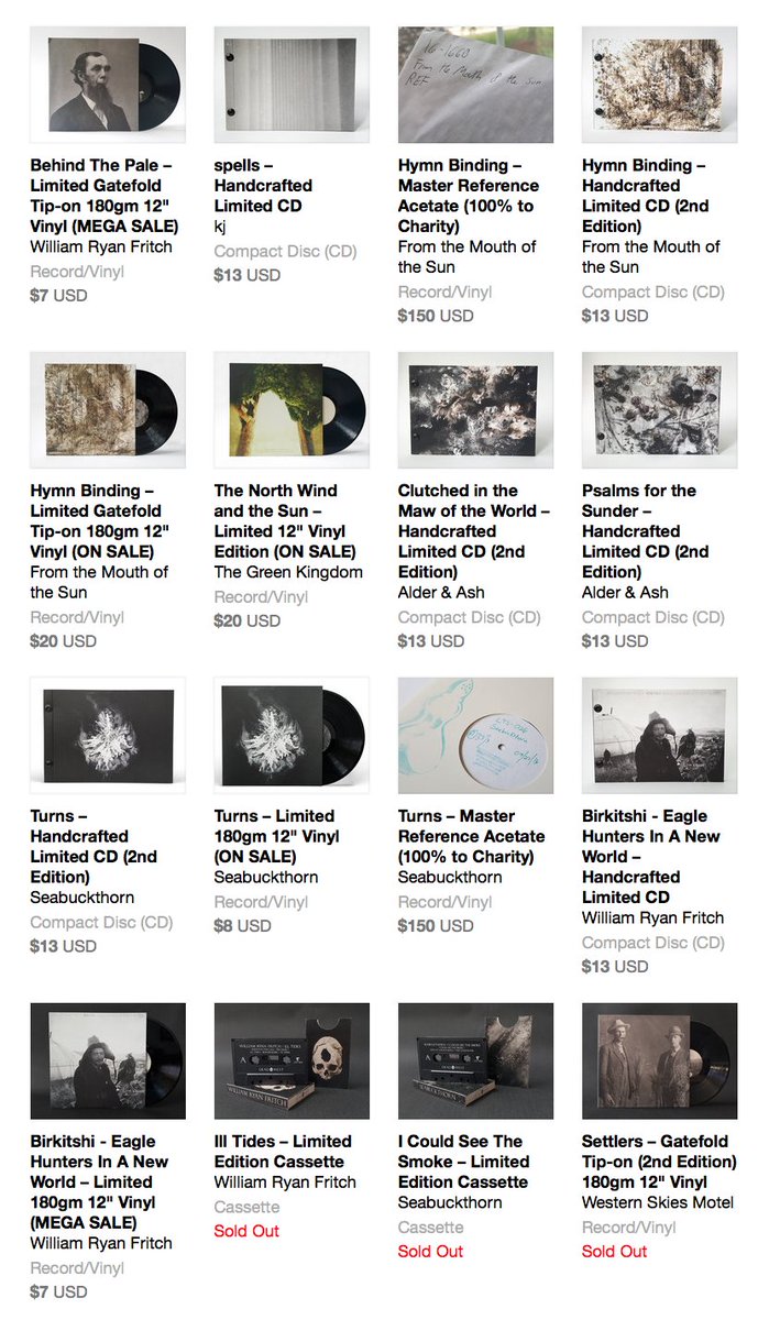 Just a reminder, our Massive store-wide sale has a few days left and ends after Friday Jan 15th. Entire backcatalog on sale.

Digital Downloads (LPs): $3
Digital Downloads (EPs): $1.50
Vinyl (Most on sale): starting at $7
CD (Many on sale): starting at $3

losttribesound.bandcamp.com/music