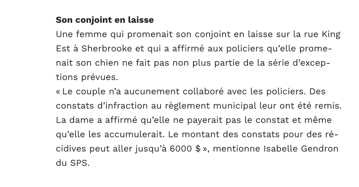 justinemercier's tweet photo. J'peux pas croire. Son conjoint. En laisse. 🤦♀️😩
Tiré de cet article de @rquirion: https://t.co/7dT4k1JvKo
#Covid19Qc https://t.co/3du51nN43o