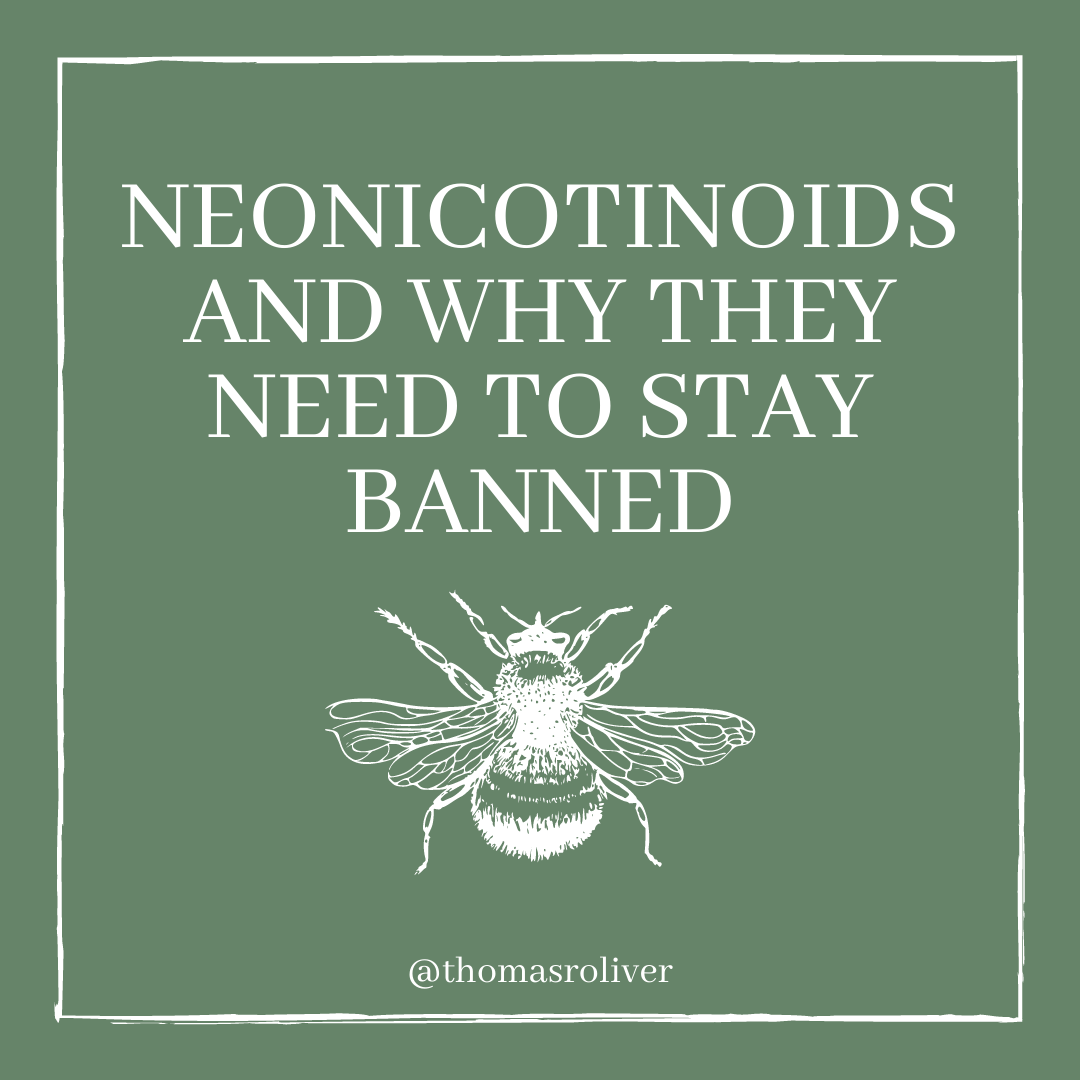 Neonicotinoids and why they need to stay banned  #SciComm  #ScienceTwitter  #SaveTheBees  #ClimateEmergency  #ClimateCrisis