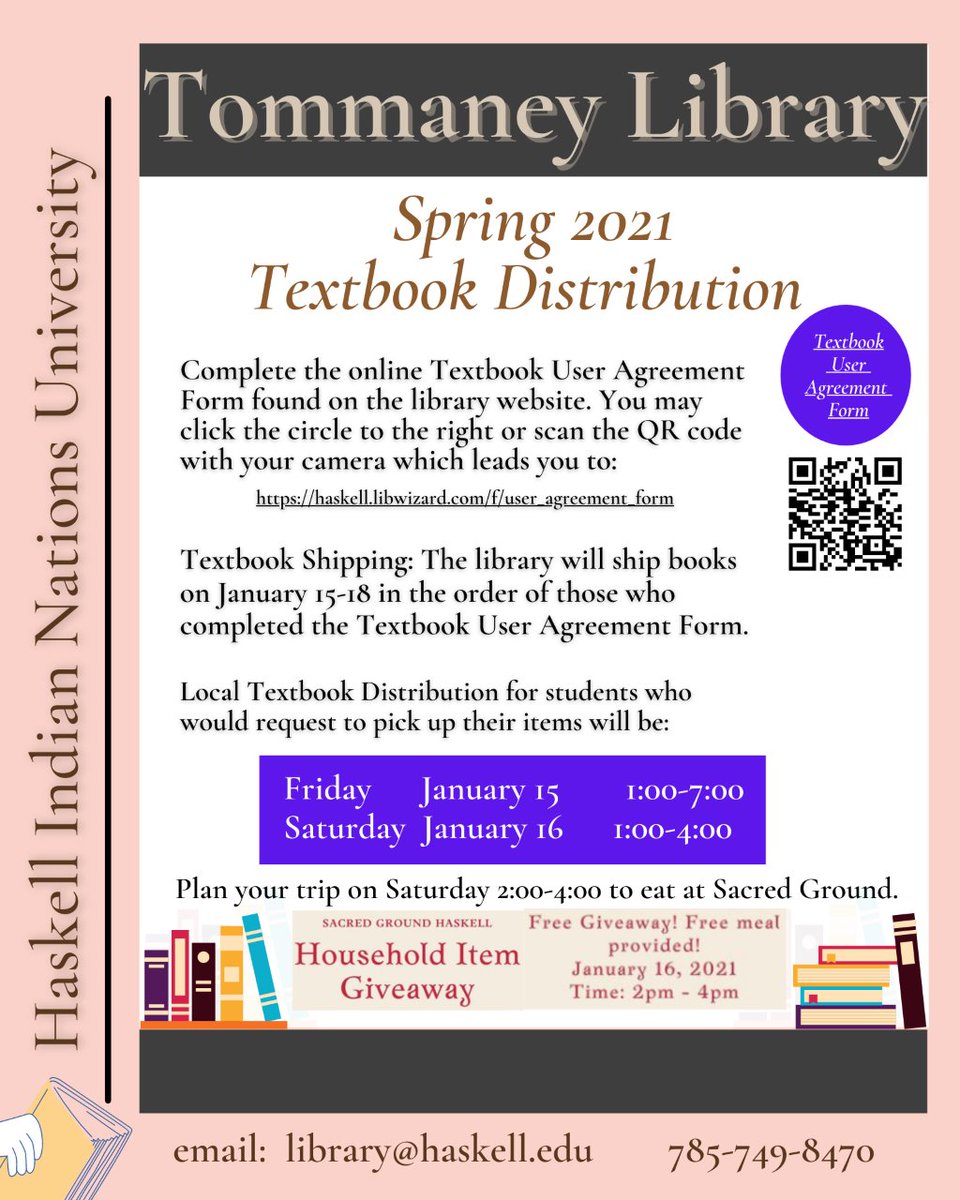 Spring 2021 Textbook Distribution