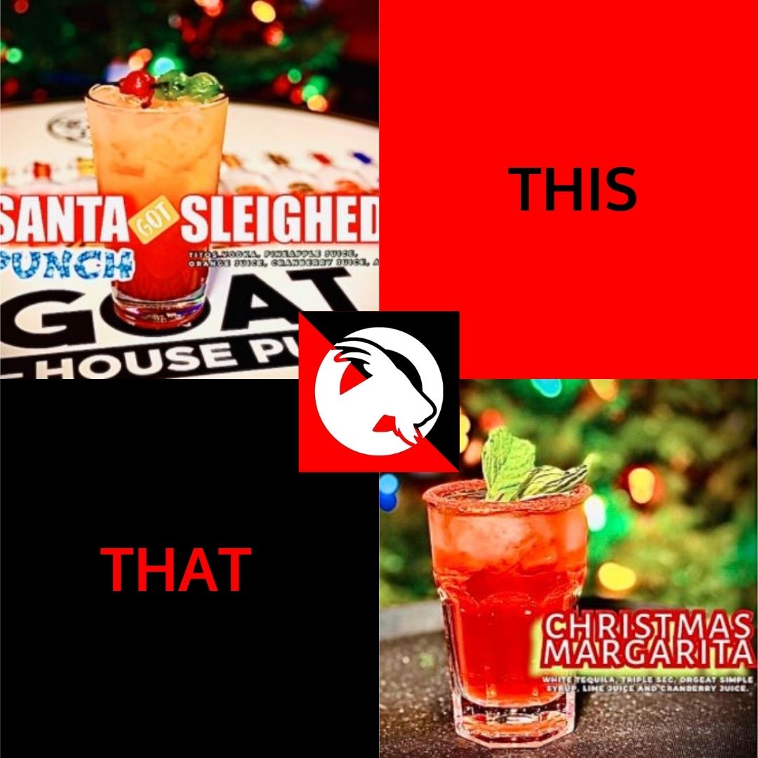 We're still in love with these #HolidaySpirits! Which Christmas #cocktail was your favorite? #ThisOrThat