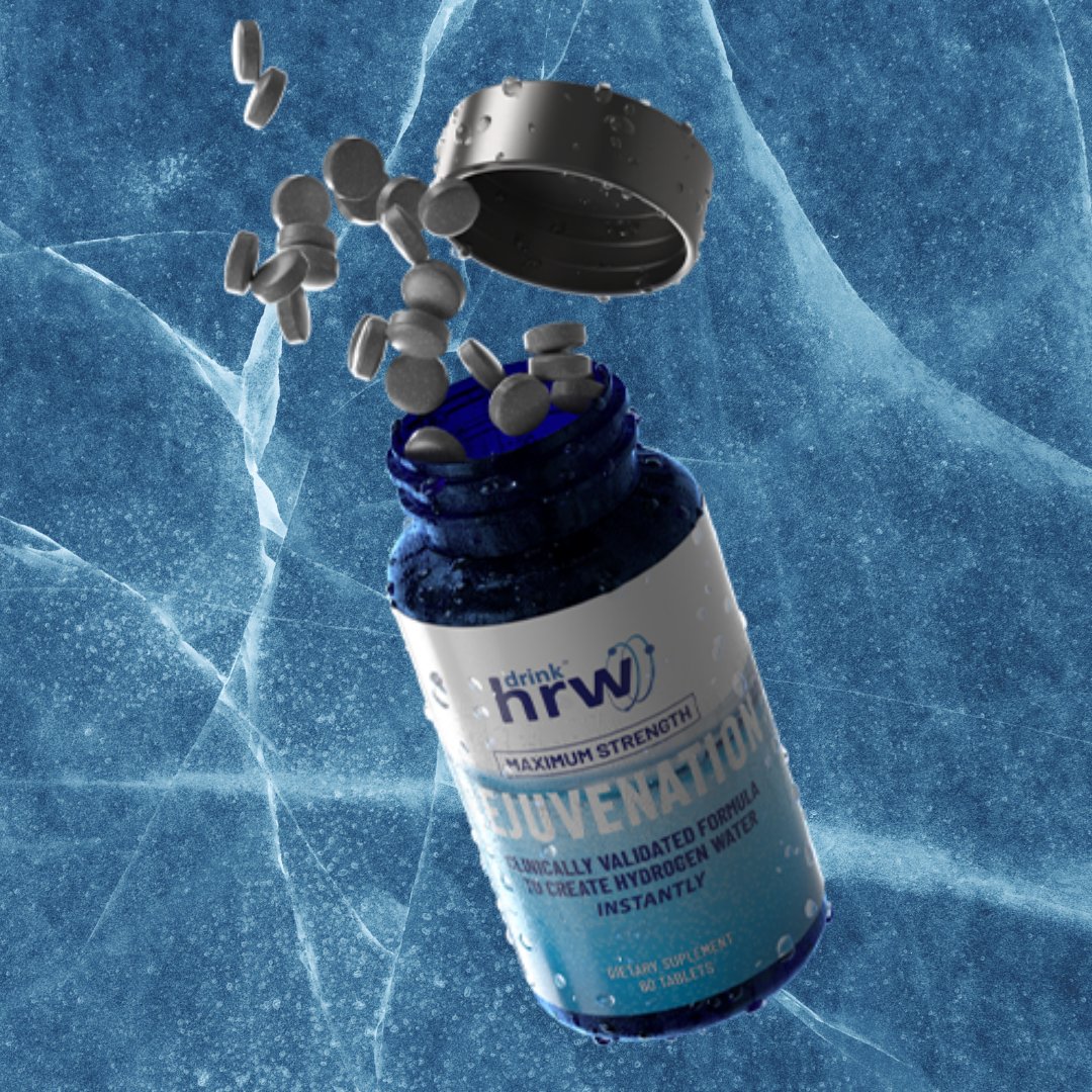 Drink HRW Hydrogen Water is a simple way to help your body recover from the stress you place upon it.  Drink HRW Tablets deliver more hydrogen to your cells than any other product. Place a tablet in 8-16 ounces water, wait 1 - 2 minutes, drink, and enjoy the boost. #drinkhrw
