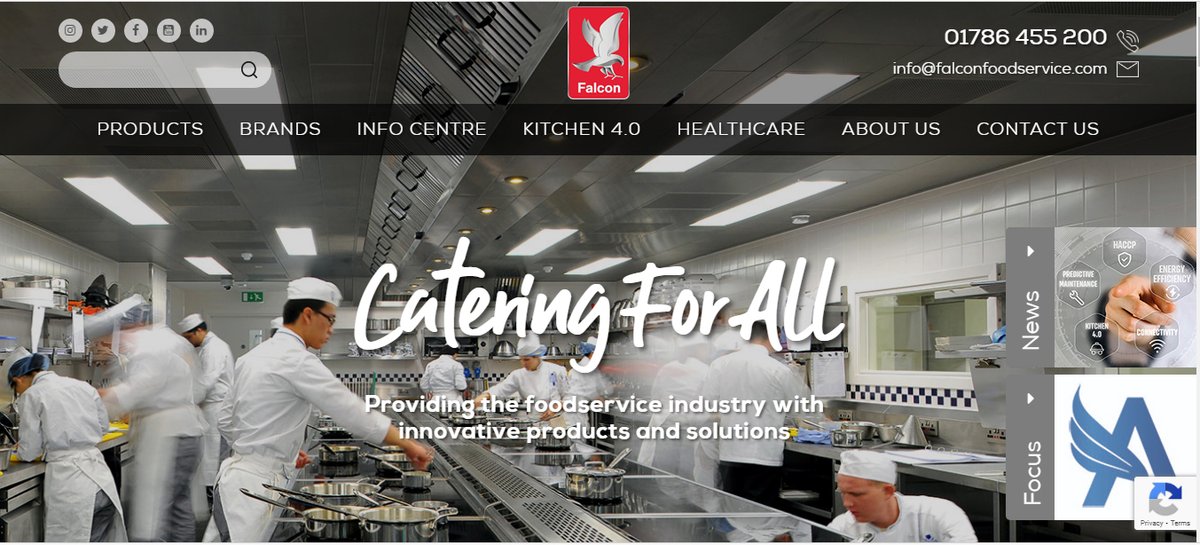 2021 so far:

New logo ✅
New website ✅
New products ✅

All new Falcon 👍

Find out more at falconfoodservice.com