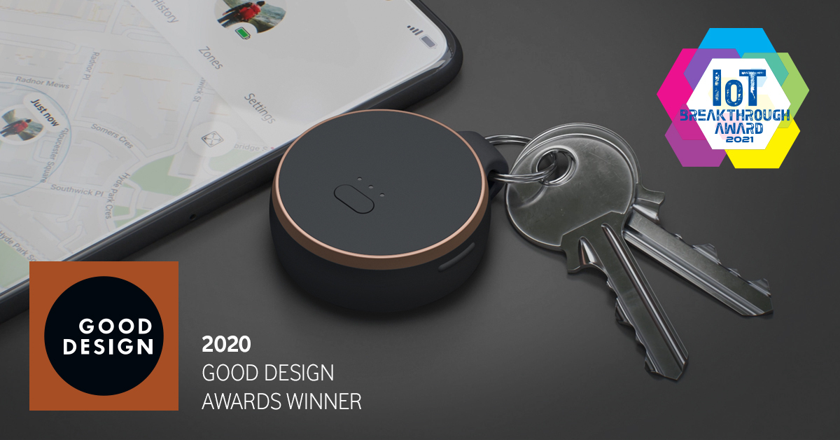 We won! 🎉 Vodafone Smart Tech has been selected by <a href="/IoTBreakthrough/">IoTBreakthrough</a> as overall consumer #IoT platform of the year, with our Curve GPS smart tracker picking up a GOOD DESIGN Award too #IoT