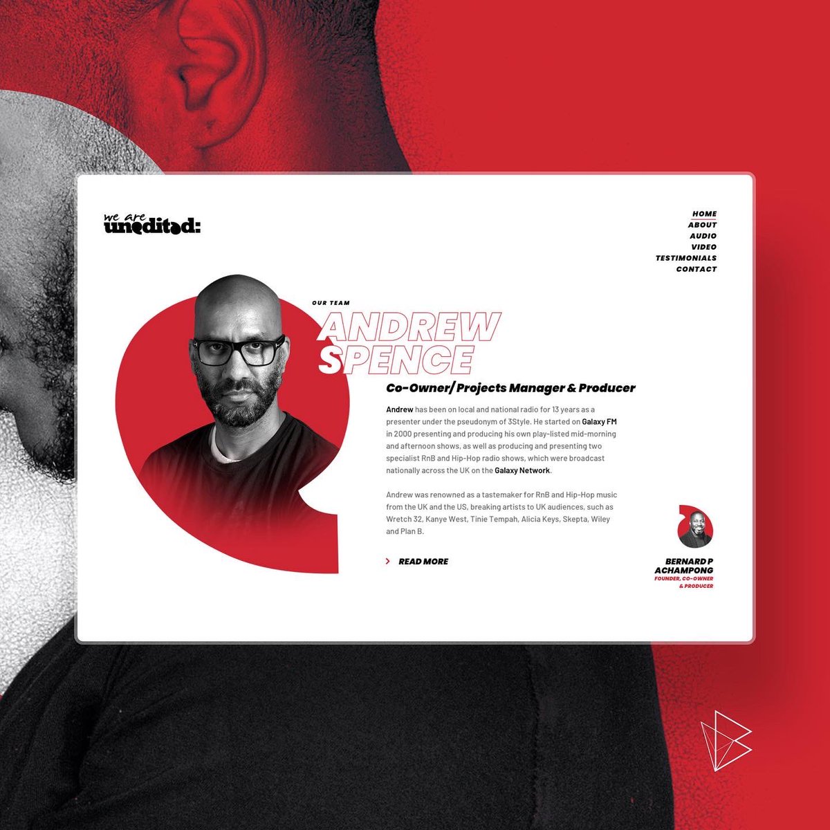 MediaBeastLtd's tweet photo. New Design Launched!
@weareunedited 

They have produced radio and television formats, podcasts and audio documentaries for: BBC, CBBC, SPOTIFY US, FORD, talkSPORT, THE PFA, BBC SOUNDS, SPOTIFY UK, AUDIBLE, BBC 1XTRA, 20 STORIES HIGH and ITN PRODUCTIONS.
#Design by @MediaBeastLtd https://t.co/tBYYylRnrt