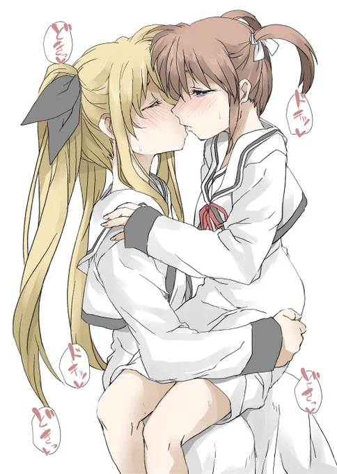 なのフェちゅっちゅ #なのはとフェイト 