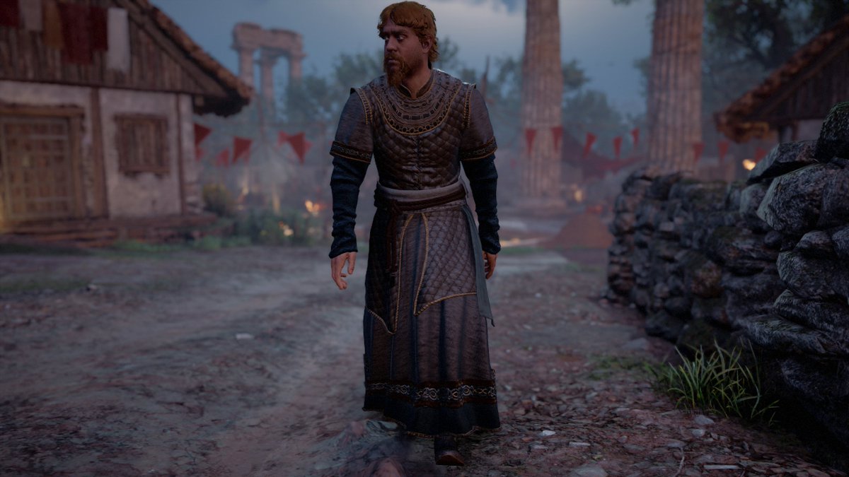 Wealthier men would very likely wear these longer tunics with elaborate embroideries/tablet-woven ornaments, rich colors and brooches + round pendants.Usually in medieval times, the longer the clothing, the higher the status was. Long meant less freedom of movement to work.