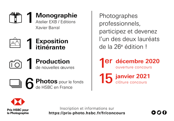 SylvieHphoto's tweet photo. Il ne vous reste que quatre jours pour PARTICIPER au PRIX HSBC dont je suis cette année la conseillère artistique. 
#prixhsbc #prixphotohsbc #prixphoto #concoursphoto #expophoto
#bonnechance https://t.co/5QqTMiacr8