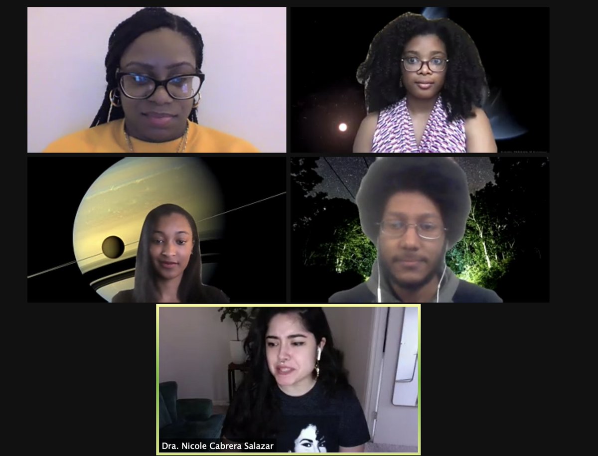 Next up, we're covering Special Session 107:The CSMA Panel: A Discussion on Anti-Blackness in AstronomyFeaturing  @That_Astro_Chic  @CapricePhillips  @DavidZegeye and Erin Flowers, and moderated by  @jazztronomy