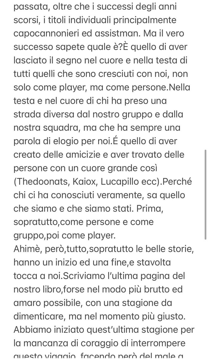 ItaloMafia_'s tweet photo. E stavolta tocca a noi...
Si spengono le luci. Cala il sipario.
Fieri ed orgogliosi, di ciò che abbiamo fatto.
Siamo nati per caso, lasciamo da “club storico”.
Forse sarà un arrivederci, chissà...
Sempre e comunque, Italo Mafia.”
#WeAreMafia
❤️ https://t.co/ysdLckwv97
