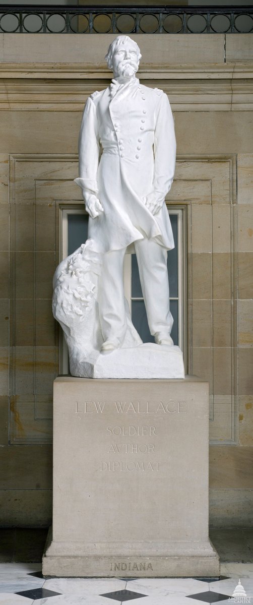Civil War heroes Lew Wallace and Oliver P. Morton represent Indiana in the U.S. Capitol--Wallace in Statuary Hall and Morton in the Hall of Columns. They know insurrectionists when they see them. I think of them when downhearted.