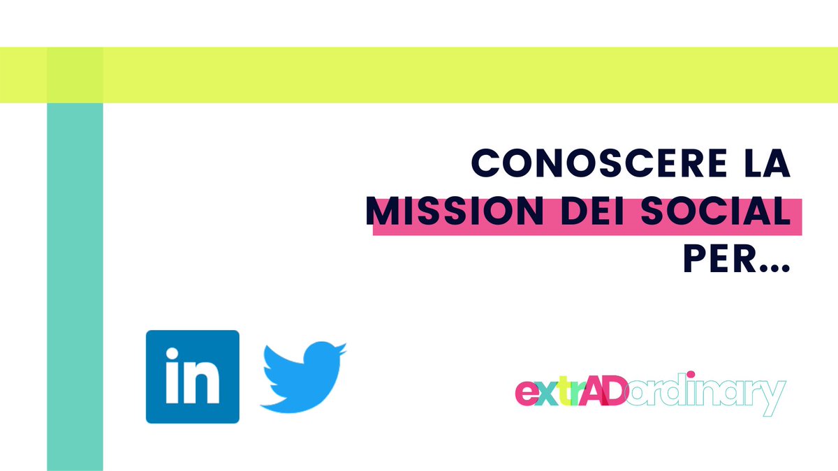 alessiappc's tweet photo. #LINKEDIN: Collegare i professionisti di tutto il mondo per aiutarli a essere più produttivi e a raggiungere gli obiettivi professionali

#TWITTER: Favorire la possibilità di creare e condividere idee ed informazioni istantaneamente, abbattendo qualsiasi barriera

#extradordinary https://t.co/rspL1qNNFe
