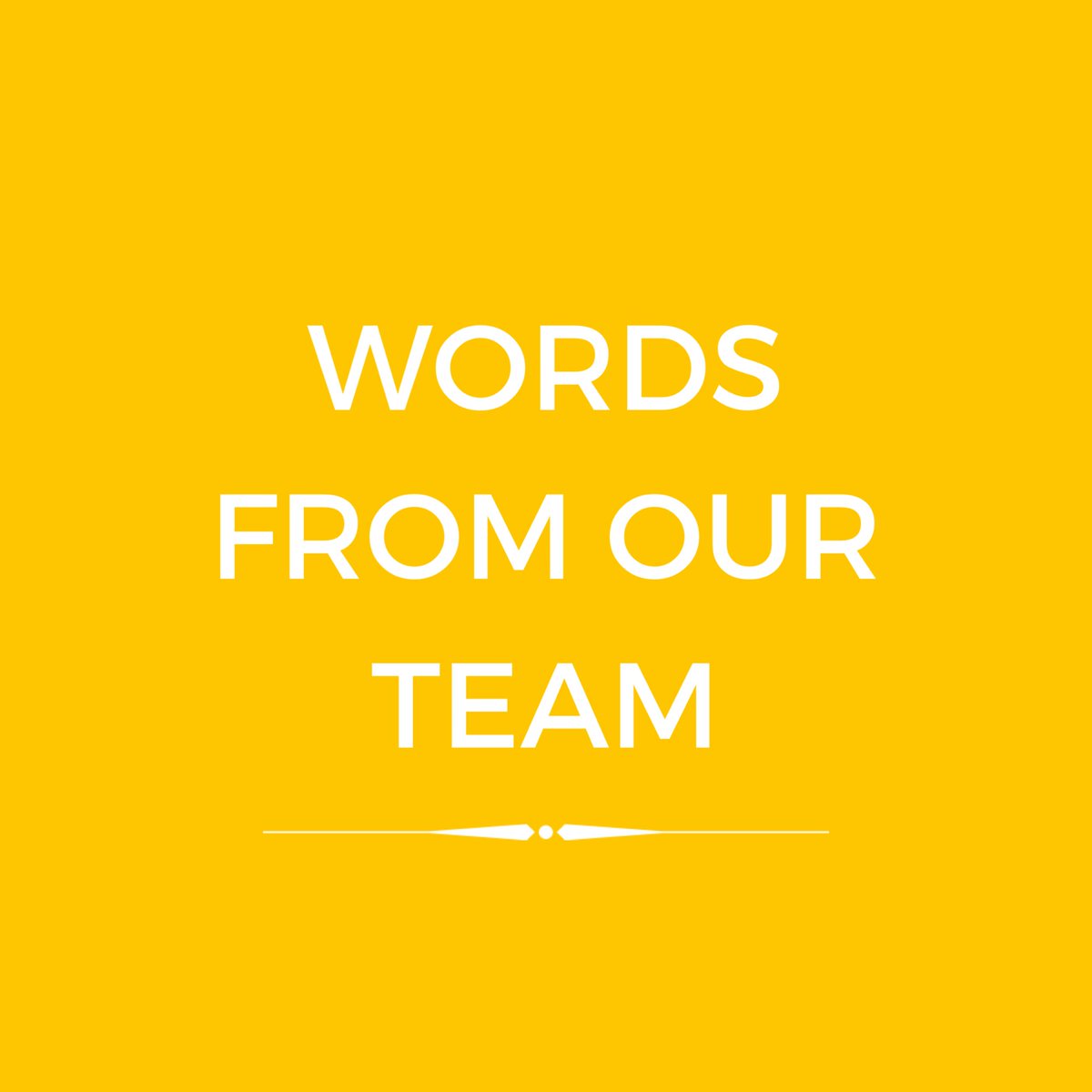"We care deeply about the well being of our Customers, professionally and personally, and we care a lot about providing great service and quality." -Laura