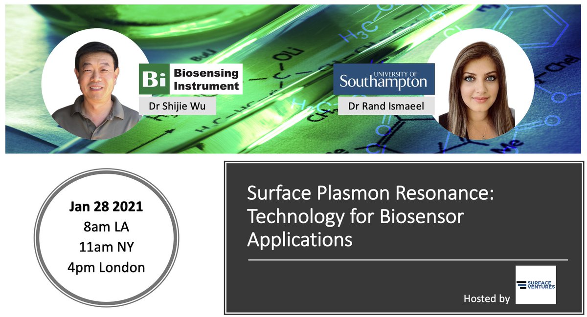 BiosensingIns's tweet image. SPR for biosensor research webinar registration: lnkd.in/gUv47wK
#biophysics #surfaceplasmon