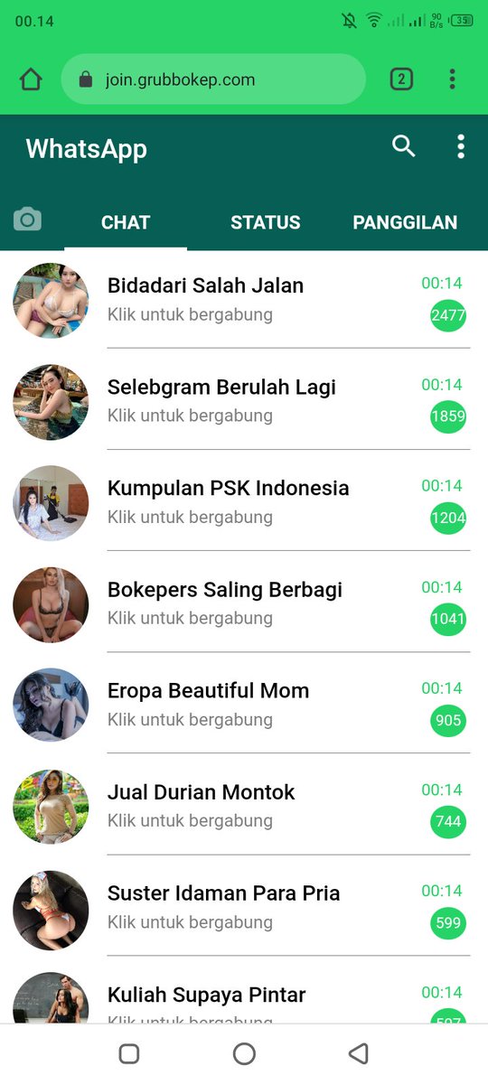 GrupwaChat's tweet image. Mohon Maaf Admin 
Baru Upload Karena Sibuk 
Hehehehe 🙏😅
Nih Link Nya
join.grubbokep.com
Langsung Join Mumpung Masih Ada Slot