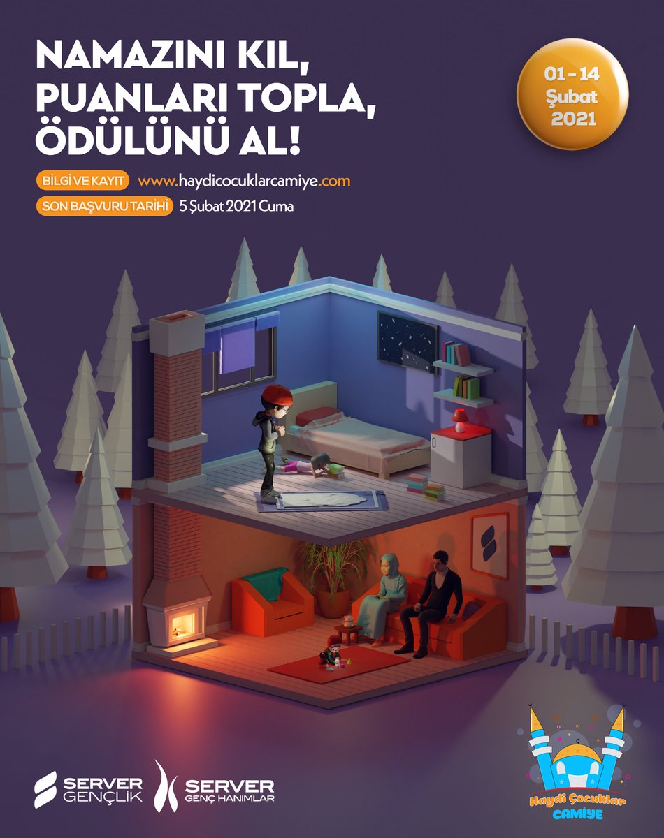 cocuklarcamiye's tweet photo. Seccadeler hazırlansıııın. Haydi Çocuklar Namaza başvuruları başladı. 🥳🕌

Başvurular için web sitemizi ziyaret edebilirsin.

https://t.co/zYX3S2me6o

#HaydiÇocuklarNamaza #Dua #Namaz #Çocuk #Yarışma https://t.co/iFYYLgt0Oi