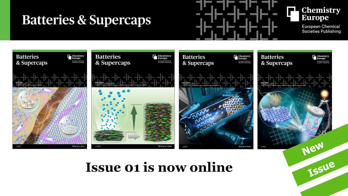 Batteries & Supercaps (@batt_supercaps) on Twitter photo The first issue of 2021 is now online ➡️ bit.ly/batt012021
With excellent contributions by <a href="/gogotsi1/">Yury Gogotsi</a> <a href="/Prof_AA_Franco/">Alejandro A. Franco</a> <a href="/vignesh_warant/">Vignesh Ⓥ 🌱</a> <a href="/Sigita_Bat/">Sigita Trabesinger</a> <a href="/Emjewls/">Emma Kendrick</a> <a href="/Janek_Lab_JLU/">Juergen Janek</a> <a href="/ZeierLab/">Wolfgang Zeier</a> <a href="/piotr_portos/">Piotr Jankowski</a> <a href="/RasmusGbg/">Rasmus Andersson, PhD</a> <a href="/patrik_Chalmers/">Patrik Johansson</a> @loroik <a href="/RobertDominko/">Robert Dominko</a> <a href="/BitencJan/">JanBitenc</a> and more! The first issue of 2021 is now online ➡️ bit.ly/batt012021
With excellent contributions by <a href="/gogotsi1/">Yury Gogotsi</a> <a href="/Prof_AA_Franco/">Alejandro A. Franco</a> <a href="/vignesh_warant/">Vignesh Ⓥ 🌱</a> <a href="/Sigita_Bat/">Sigita Trabesinger</a> <a href="/Emjewls/">Emma Kendrick</a> <a href="/Janek_Lab_JLU/">Juergen Janek</a> <a href="/ZeierLab/">Wolfgang Zeier</a> <a href="/piotr_portos/">Piotr Jankowski</a> <a href="/RasmusGbg/">Rasmus Andersson, PhD</a> <a href="/patrik_Chalmers/">Patrik Johansson</a> @loroik <a href="/RobertDominko/">Robert Dominko</a> <a href="/BitencJan/">JanBitenc</a> and more!