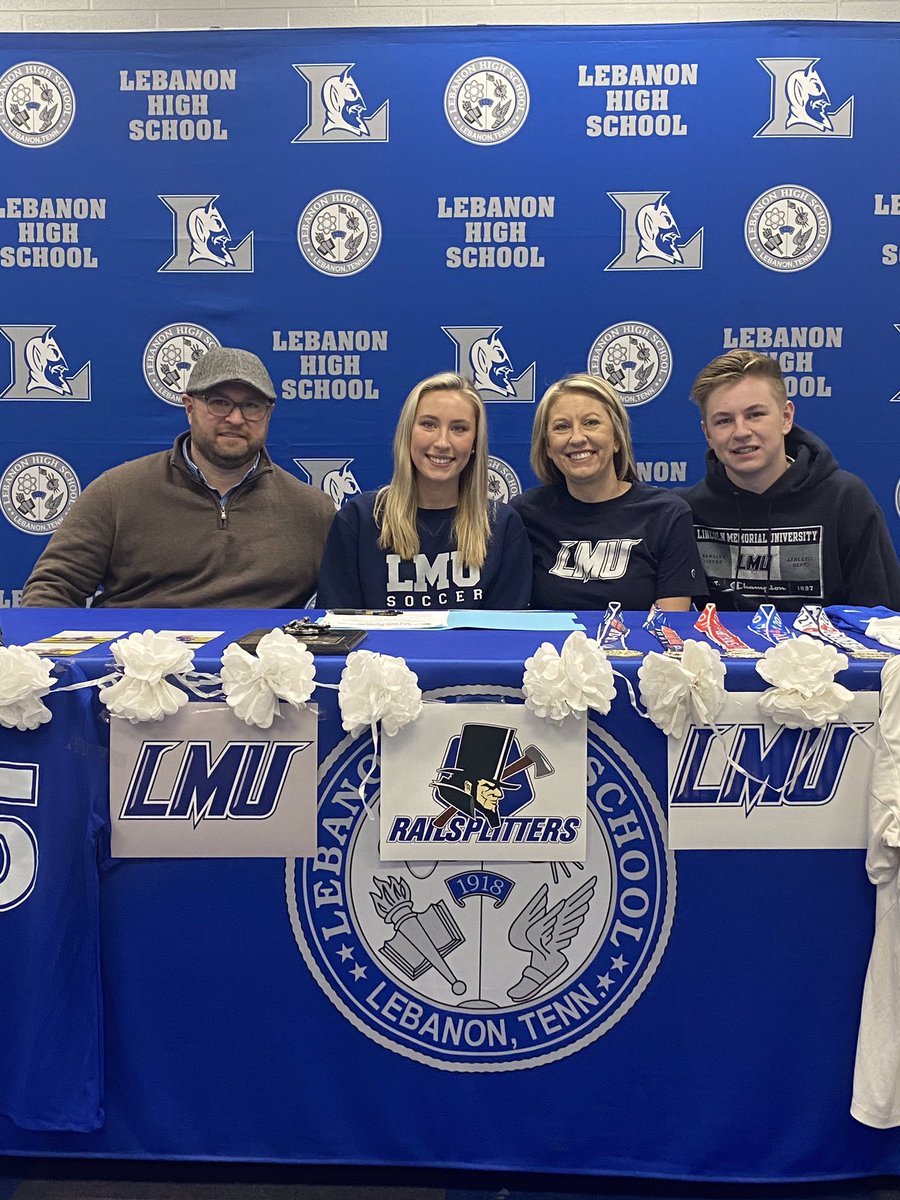 LHS_LadyDevils's tweet image. Congratulations to Lady Devils Captain and District 9AAA Midfielder MVP, Abby Bode, for signing this morning with Lincoln Memorial University! 👏👏👏 We can’t wait to watch you compete at the next level!  #BDP #onceaBlueDevil #goRailsplitters