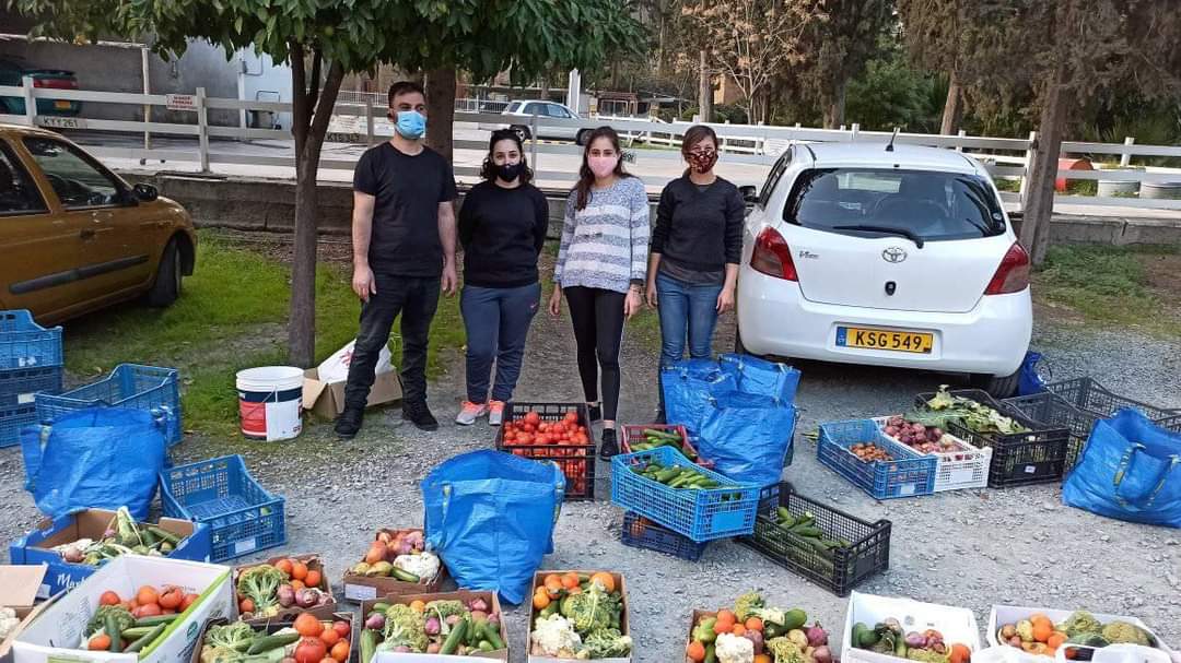 PhoenixProjEU's tweet photo. Zero Food Waste Cyprus is still continuing through the lockdown in Nicosia. 16:30, Saturdays, at Saint Paul's Cathedral for anyone in need of fresh produce. #zerofoodwaste https://t.co/3cYcJygXnP