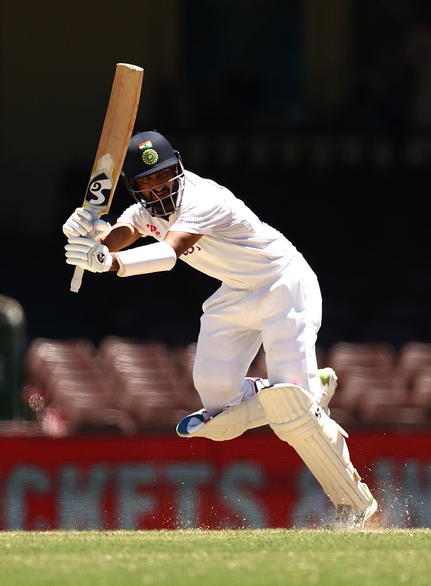 Many has the problem with the approach of Cheteshwar Pujara despite Test Match being a game of patience. He brings the balance to team with his kind of defence & shots he played as he faced crucial 381 balls with 50 & 77 runs. Completed his 6k test runs. #Pujara