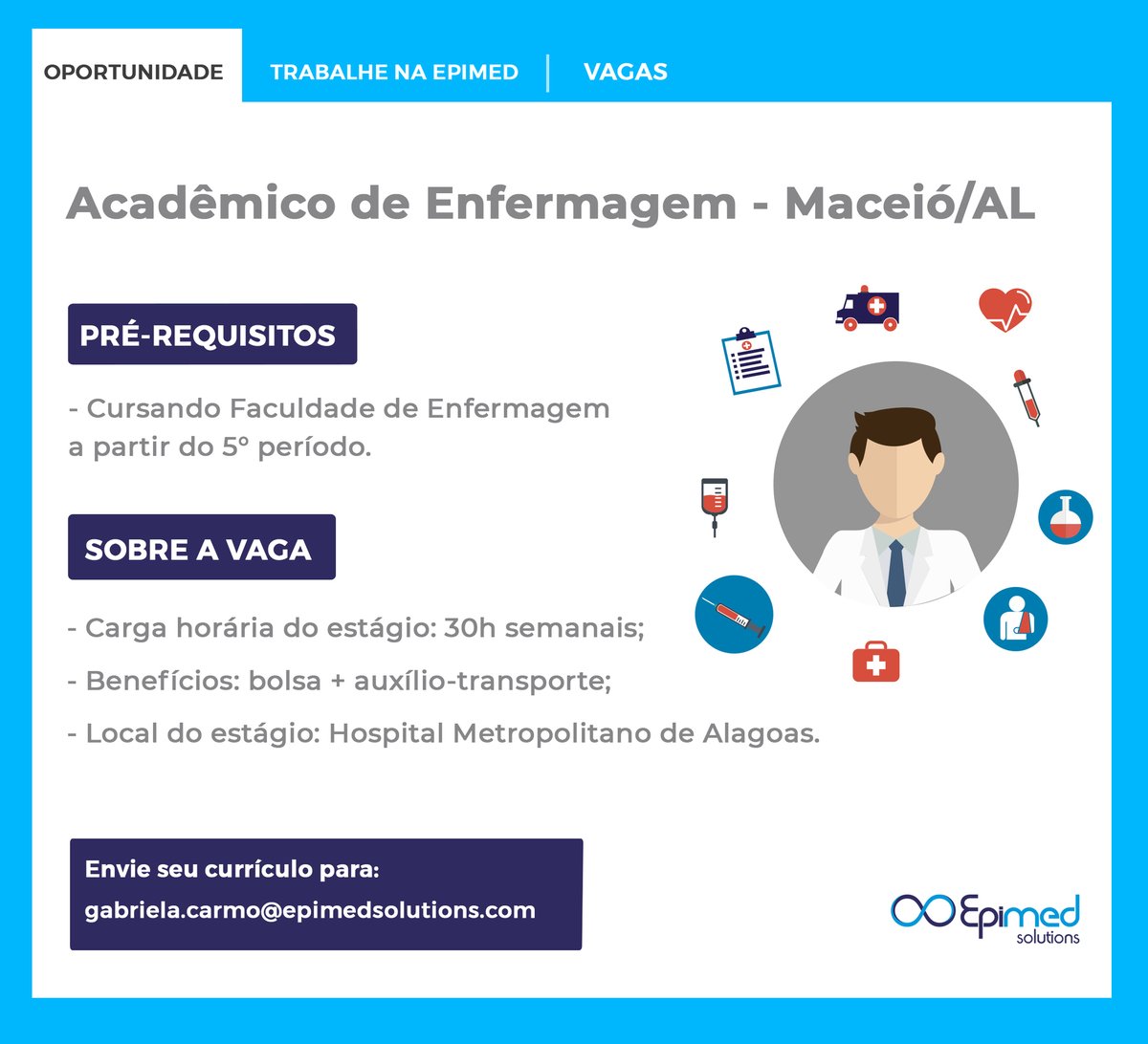 Junte-se ao nosso time! 💪
#epimedcontrata #epimedsolutions #Temosvagas