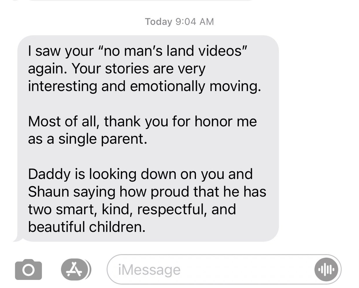 Text from my mom about our new <a href="/nbcbayarea/">NBC Bay Area</a> #NOMANSLAND series. 

If that’s not good feedback, I don’t know what is. 😭😭