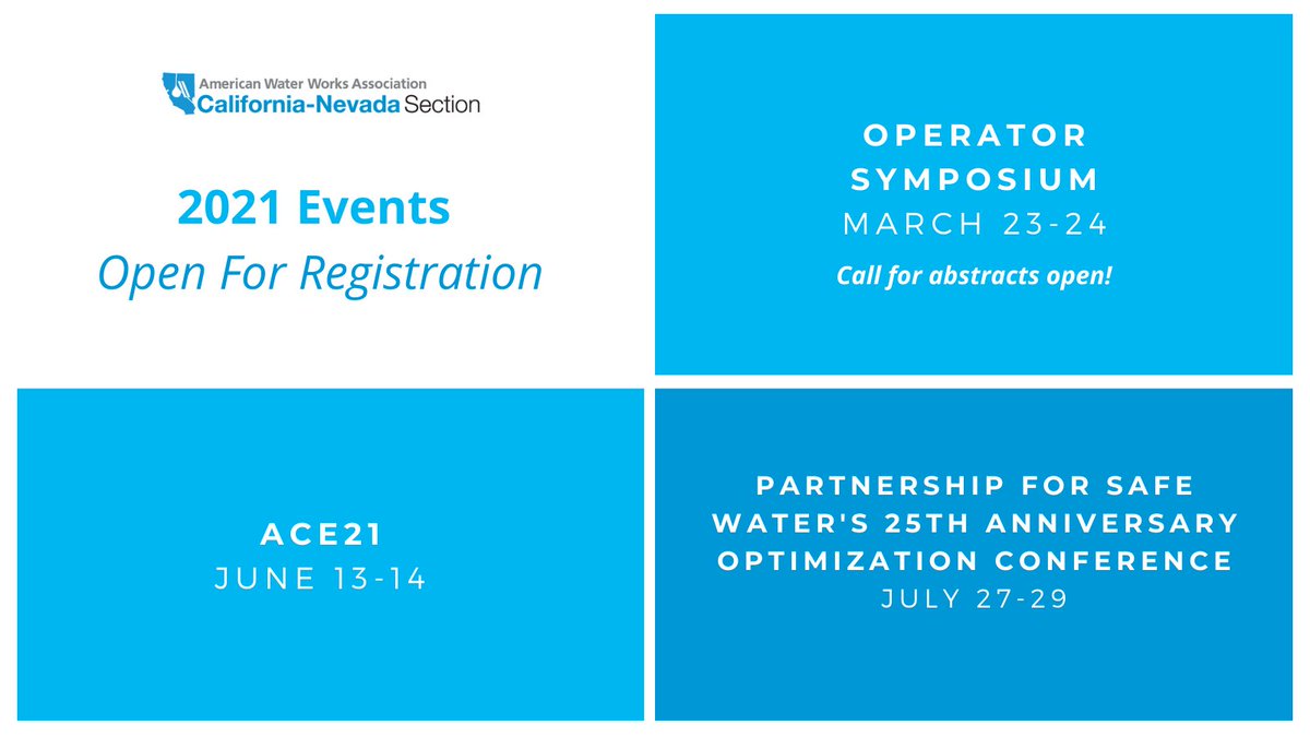 CANVAWWA's tweet photo. Join us at an upcoming 2021 event! Learn more at https://t.co/6ctBI8gFD2. #canvoperatorsymposium #awwaace #partnershipforsafewater #partnershipforcleanwater https://t.co/zMqlmkr1Xa