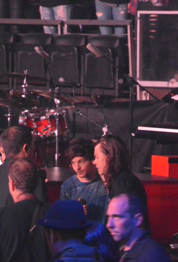 5. Hanging out together backstage