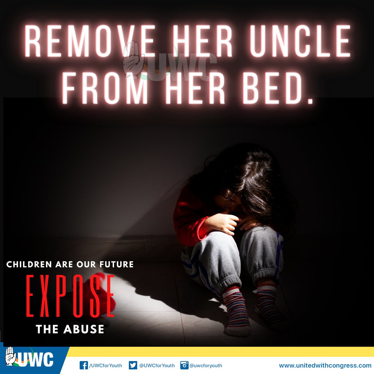 UWCforYouth's tweet image. IT'S TIME WE STOPPED HIDING CHILD ABUSE.
STOP protecting those who hurt our children.
STOP covering for those who hurt kids.
STOP finding excuses for those perverts.
STOP
STOP
STOP
.
For mine, yours &amp;amp; everyone's.
Let's stand united.
.
#WomenAndChildSafety
#EXPOSETHEABUSE