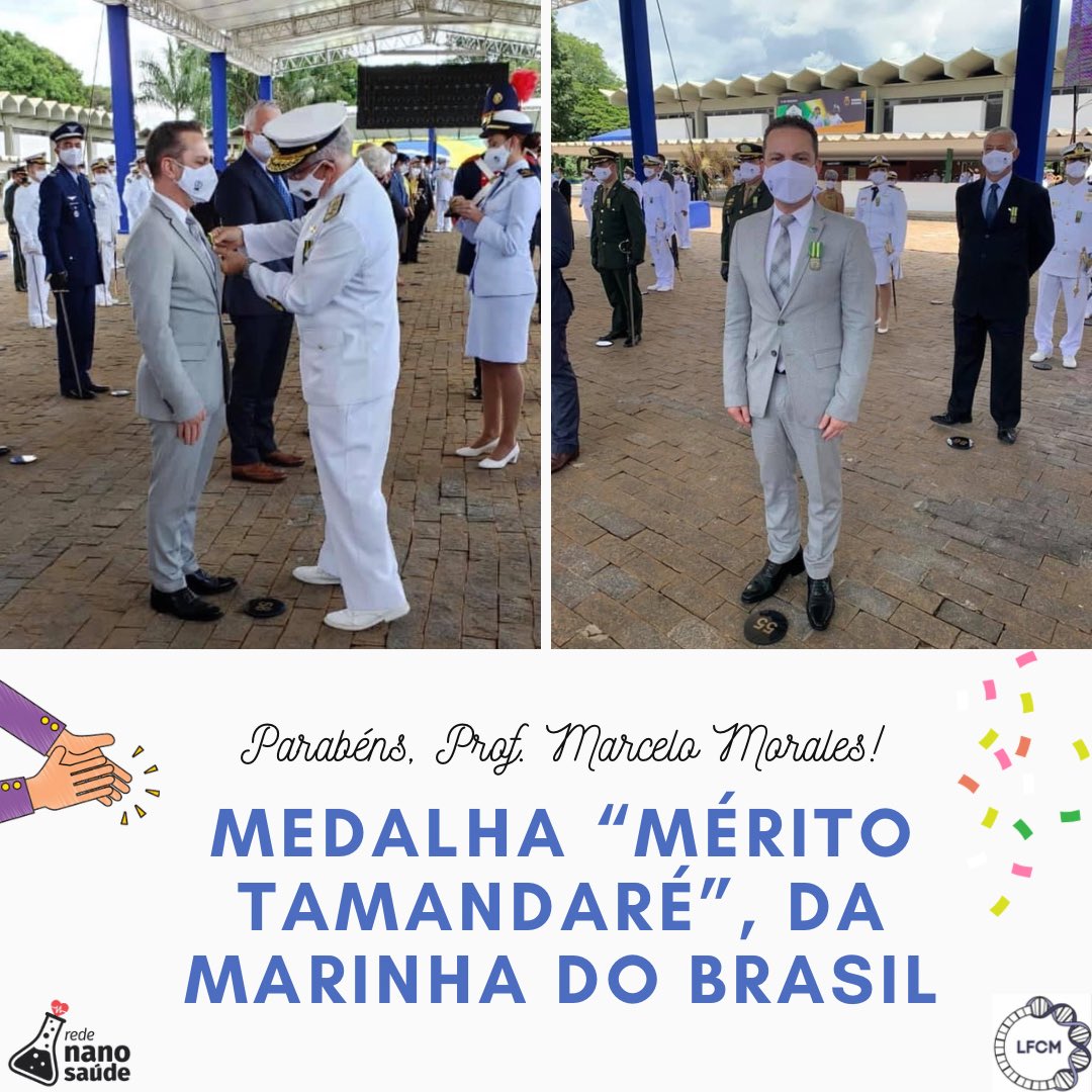 redenanosaude's tweet photo. Parabéns, Prof. Marcelo Morales!
#redenanosaude #riodejaneiro #ufrj #lfcm #ciênciabrasileira https://t.co/BVSSc7tGZj
