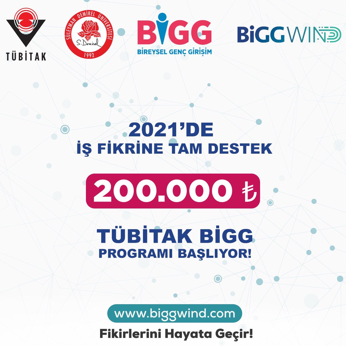 Yenilikçi iş fikirlerine 200 Bin TL #hibe desteği sağlayan TÜBİTAK 1512 BiGGWind programı yeni dönem başvuruları devam ediyor!

BiGGWind hakkında detaylı bilgi ve başvuru için:biggwind.com <a href="/sd_universitesi/">SDÜ</a> <a href="/ilkercarikci/">İlker Hüseyin Çarıkçı</a> <a href="/serdalterzi/">Serdal Terzi</a> <a href="/gbteknokent/">Göller Bölgesi Teknokent</a> <a href="/sdu_tto/">SDÜ TTO</a> <a href="/Tubitak/">TÜBİTAK</a>