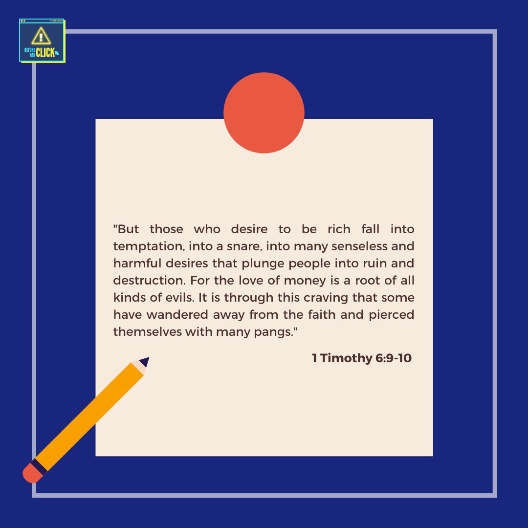 beforeyouclick_'s tweet photo. Hello everyone and hoping you guys are doing good every time! β¨π
Always keep the good knowledge in your mind and be safe everyone! β€οΈβ¨
#BeforeYouClick #OnlineScams #SPEAKYOURMIND #CyberAwarness #Advocacy #CyberCrime https://t.co/2LQqyTWQOg