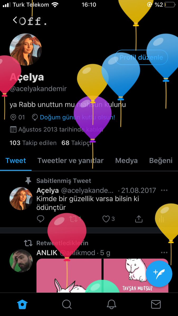 acelyakandemir's tweet photo. 23 🥳 https://t.co/NvcbfYA7f8