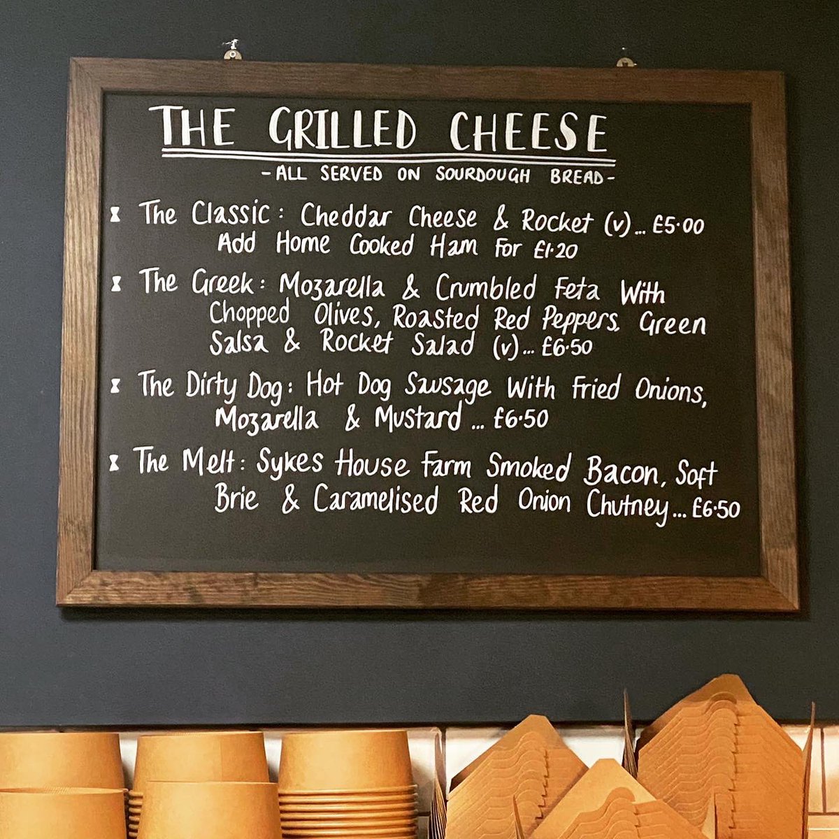 WE ARE BACK TOMORROW 🙌 

We have a few new additions to our menus.. Check out our Grilled Cheeses.. These are absolutely banging! 🤤

See you all tomorrow from 8am! We have missed you!! 🤛 
-
-
-
-
#weareback #tuesday #cheese #grilledcheese #newmenu #helloagain #guiseley #leeds