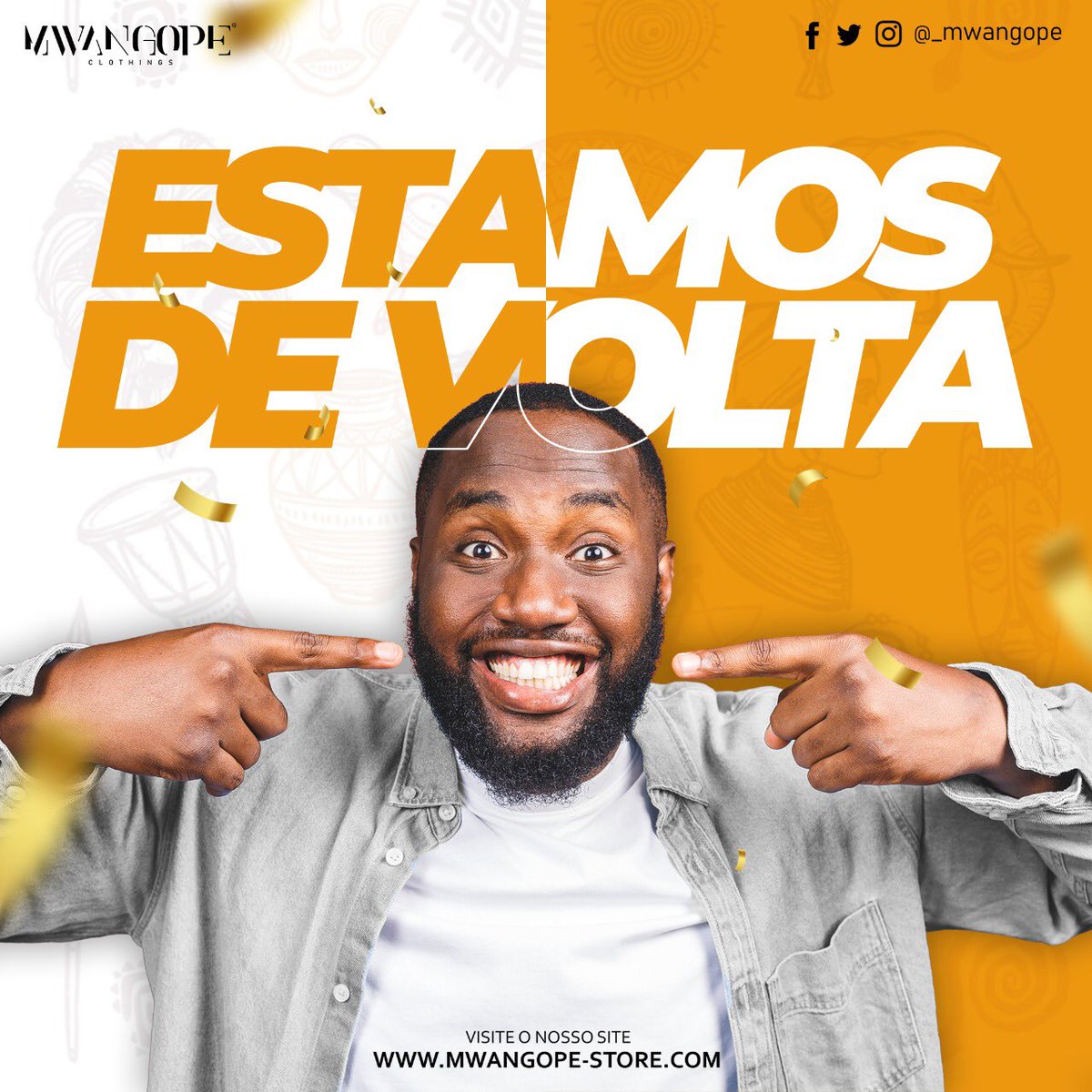 _mwangope's tweet photo. Acabaram-se as nossas férias! Estamos de volta e prontos a servi-lo.😁

Vamos às compras? 🛍 🛒 

Visite a nossa loja, temos tudo para o seu swag: https://t.co/97GdB1Ukac https://t.co/foWTjsshWD