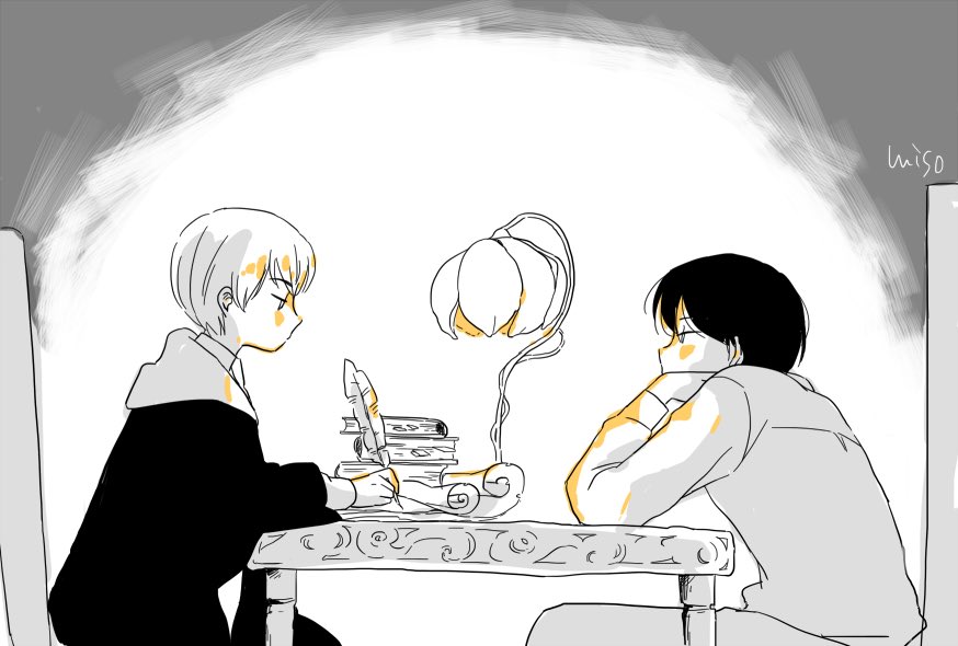 misochicken2018's tweet photo. 「どうせこの恋は/ふたりきり」
リーマスとシリウス
 #犬受祭_60min https://t.co/bOQTnXL4TH